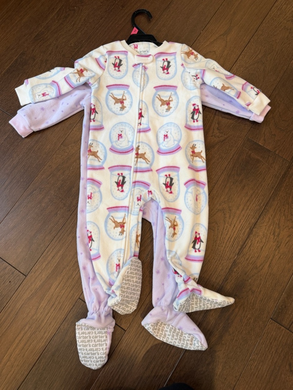Carter's Winter Themed Footed One-Piece Footsies - 18 Months - C16-054 - Picture 4 of 4